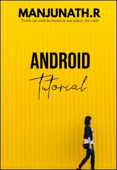 Android Tutorial book cover for beginner and experienced developers